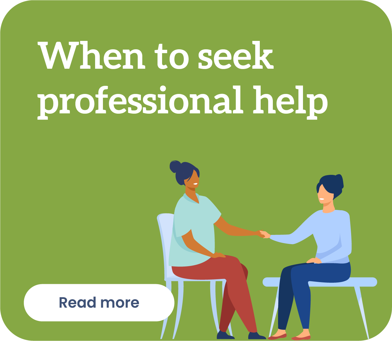 When to seek professional help